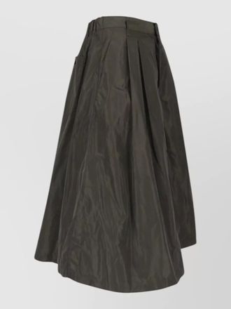 Aspesi pleated knee-length skirt