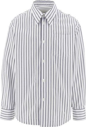 Ami Striped poplin Loose Fit shirt Man S