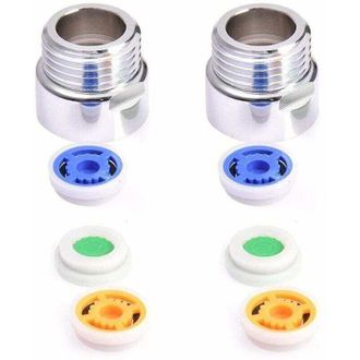 OEM Reductor De Caudal De Ducha De 2 Piezas, Limitador De Flujo De Agua Para Ducha, Reductor De Caudal De Ducha Ajustable Para Cocina, Comedor Y Ba&ntilde;o - Cr