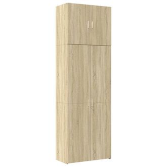 vidaXL Credenza Rovere Sonoma 80x42,5x249 Cm In Legno Multistrato Vidaxl