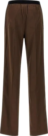 Tom Ford Womens Brown Silk Casual Pants