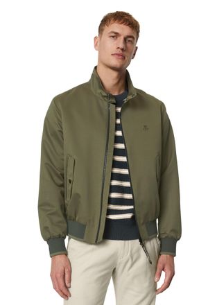 Marc O'Polo Blouson MARC OPOLO, Herren, Gr. S, gr&uuml;n (asher gr&uuml;n), Obermaterial: 78% Polyester, 22% Baumwolle, Rippb&uuml;ndchen, Jacken Blouson, wind- und wasserabweis