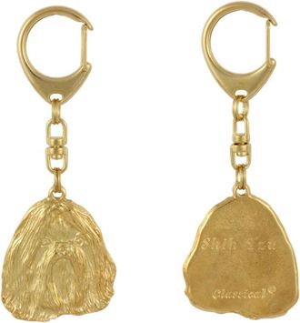 OEM Shih Tzu, Shi Tsu, Shi-tzu, Szi-cu, Szitzu I - Llavero De Perro Chapado En Oro En Una Caja De Regalo, Decoraci&oacute;n De Bolso, Accesorio De Lujo De Art-do