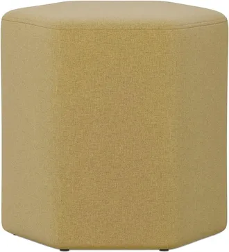 Simpli Home Brock 16In Contemporary Irregular Footstool