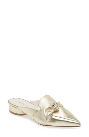 Koko + Palenki Quantum Pointed Toe Mule in Gold Metal at Nordstrom, Size 6.5