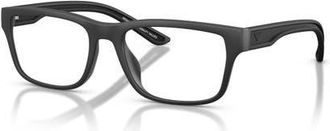 Emporio Armani 54mm Rectangle optical glasses in Black at Nordstrom