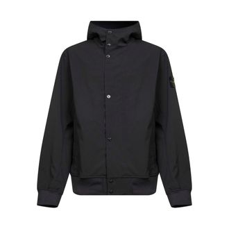 Stone Island Hooded Zip-up Jacket