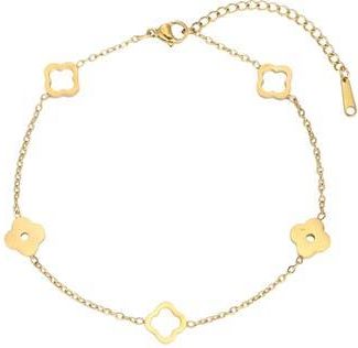 Adornia Clover Station Anklet in Gold at Nordstrom Rack