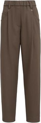 Brunello Cucinelli Baggy trousers in Pine Cone Brown at Nordstrom, Size 38 It