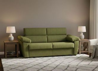 Dmora Dmora - Sof&aacute; Cama 2 Plazas Contrada, Sof&aacute; Convertible Para Sal&oacute;n, Acolchado, Desenfundable, Calidad 100% Made In Italy, 205x95 H100 Cm, Verde