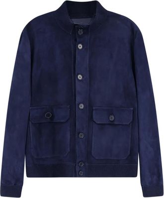 Salvatore Santoro Hombre, Chaquetas, Azul, Talla: L