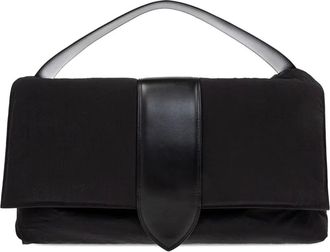 Jacquemus Borsa tote imbottita con finiture in pelle - Nero