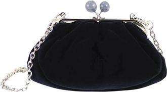 Max Mara Giochi Clutch - Dames - Clutches - Blauw - ONE Size - Katoen - Tassen