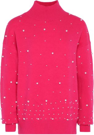 Faina trui met parels Dames roze