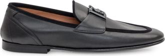 Dolce & Gabbana Zwarte Loafer Schoenen Elegante Stijl - Heren - Loafers - Zwart - 40 EU - Leer - Schoenen