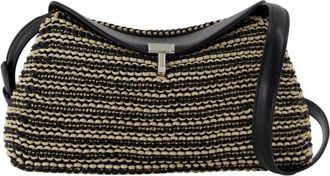 Toteme T-Lock Pouch Shoulder Bag Black