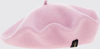 Borsalino Pure Wool Beret with Applied Logo