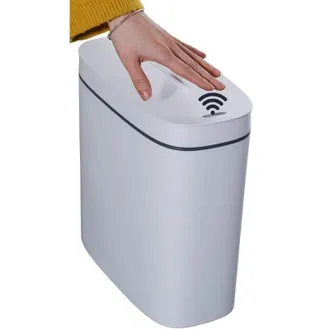 OEM Poubelle Automatique - 14 L - Capteur De Mouvement Sans Contact - Pour Cuisine Salle De Bain Bureau Chambre Salon - Blanc