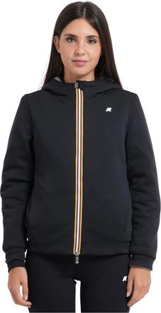 K-Way Hoodies & sweatvesten, Dames, Zwart, M, Zip-throughs