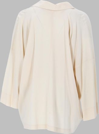 Vince 100% Silk Blouse - White