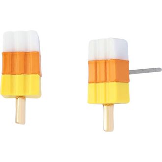 Betsey Johnson Popsicle Stud Earrings in Orange at Nordstrom