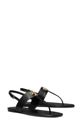 Tory Burch Eleanor Slingback Sandal in Perfect Black at Nordstrom, Size 10.5