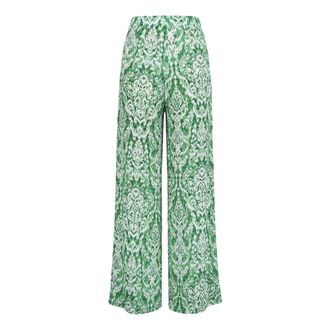 Maliparmi Wide Trousers, female, Green, Size: XL Pantalone Dreamsc Wide Trousers