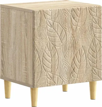 vidaXL Mesita De Noche Roble Sonoma 43 X 34,5 X 50 Cm Vidaxl