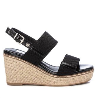 Xti Womens Wedge Sandals In Black