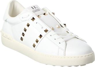 Valentino Rockstud Untitled Leather Sneaker