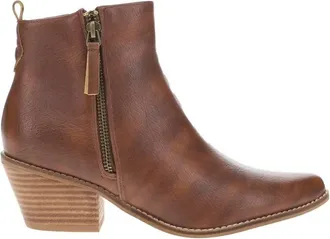 Corkys Footwear Womens Toil N Trouble Bootie In Cognac