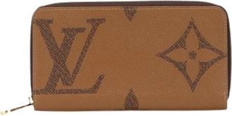 Louis Vuitton Pre-owned Vintage Canvas Portemonnee - Dames - Vintage Accessoires - Bruin - ONE Size - Vintage