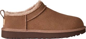 UGG Classic Micro Suede Shearling Clogs
