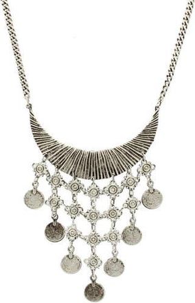 Olivia Welles Nadea Waterfall Necklace in Burnished Silver at Nordstrom Rack