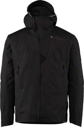Kl&auml;ttermusen Waterdichte capuchonjas voor mannen - Heren - Regenjassen - Zwart - M - Polyester - Fitness