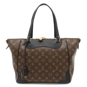 Louis Vuitton Black Monogram Noir Monogram Canvas Pvc Shoulder Bag Tote Bag (Pre-Owned)