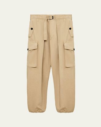 Loewe Mens Cargo Belted Trousers