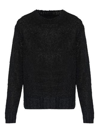 Jil Sander Trui met ronde hals - Zwart