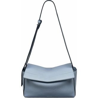 Radley London De Beauvoir Medium Ziptop Shoulder Bag in Smoke Blue at Nordstrom