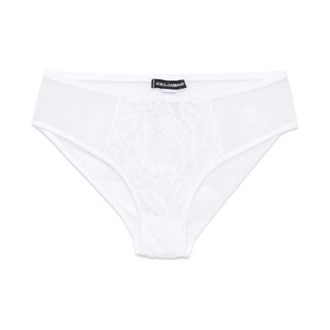 Dolce & Gabbana Comfort Fit Ondergoed Collectie - Dames - Onderbroek - Wit - XL - Ondergoed
