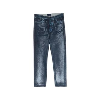 Stone Island Regular Straight Five-Pocket Jeans - Heren - Jeans - Blauw - Maat: W33 Katoen
