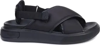 Bally Jodye Crossover-Straps Flat Sandals, Brand Size 37 ( US Size 6.5 )