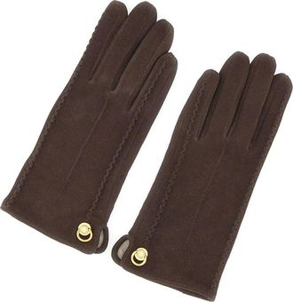 Gianni Chiarini Handschoenen - Dames - Handschoenen - Bruin - M - Wol - Accessoires