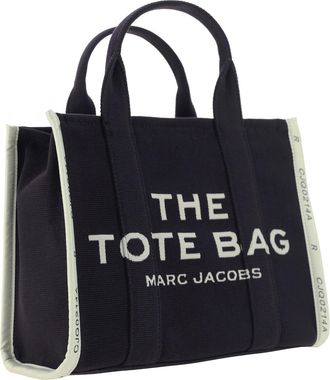 Marc Jacobs Womens The Medium Tote Handbag Black Cotton; Polyester Handbags Hand Bags