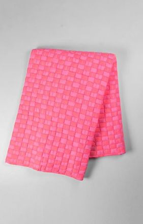 Archive New York Quilted Sujani Neon Pink Throw Blanket at Nordstrom, Size Medium