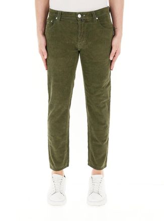 Sartoria Tramarossa Michelangelo Corduroy Jeans In Olive Green