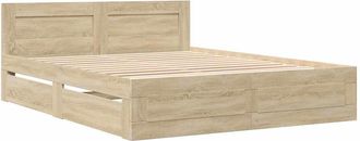 vidaXL Estructura De Cama Con Caj&oacute;n 2 Uds. Sonoma 153 X 203 Cm Vidaxl