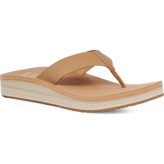 Sanuk Highland Flip Flop in Tan at Nordstrom, Size 10