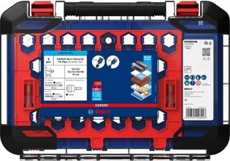Bosch 9x Set Universal De Sierras De Corona Expert Multi Material Pc Plus (para Madera Con Metal, Ladrillo, &Oslash; 22, 25, 35, 51, 60, 68 Mm, Professional Acceso