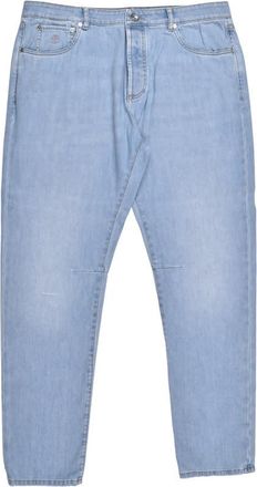 Brunello Cucinelli Light Blue Denim Leisure Trousers, Brand Size 54 (US Size 38)